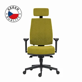 Krzesło ergonomiczne Powerton Office Jana, zielony